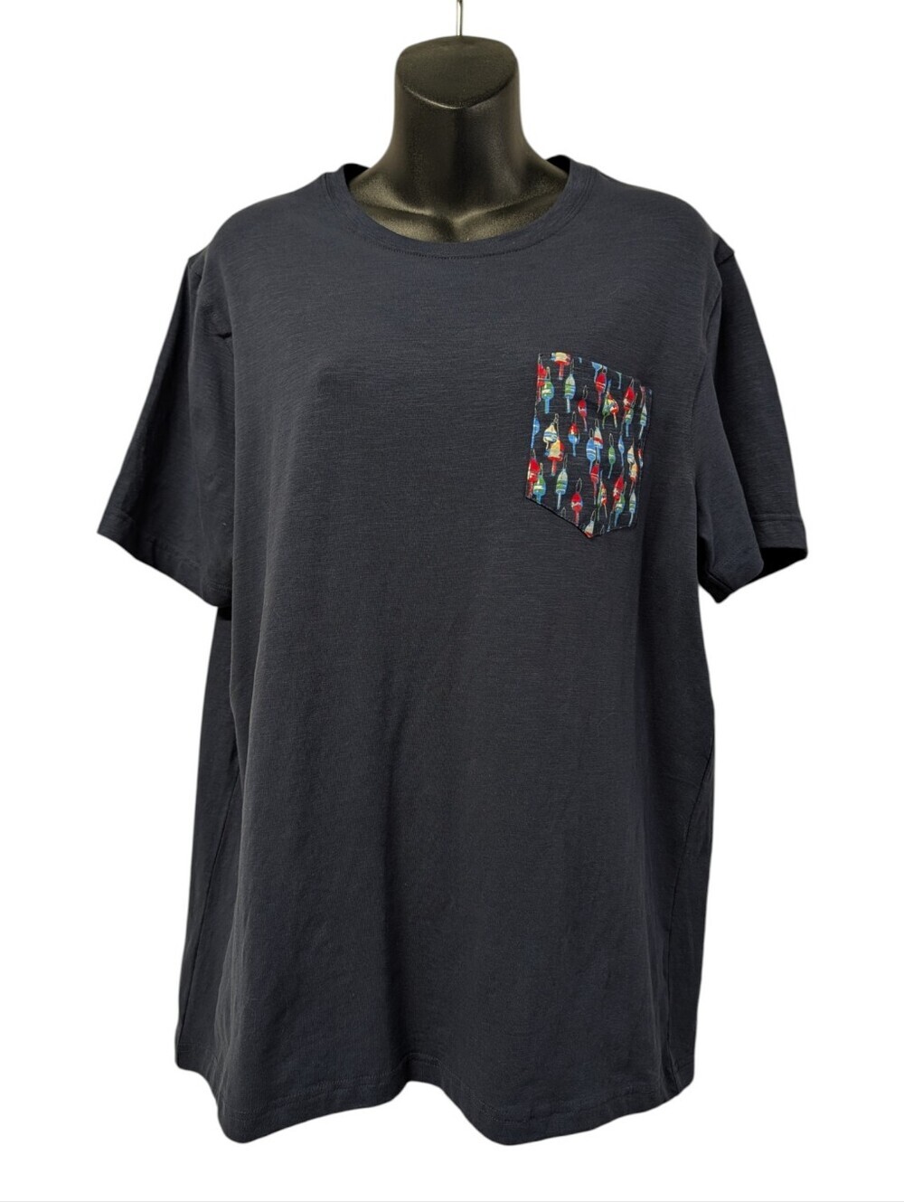 Tailor Vintage Buoy Pocket Tee Shirt Mens L Navy Blue Nautical Coastal NWT